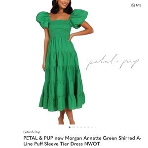 petal and pup emerald green dress Petal and Pup Womens Laurel Dress main image 0